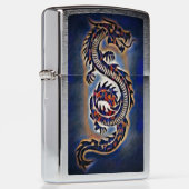 Blue Dragon Zippo Lighter (Rechts)