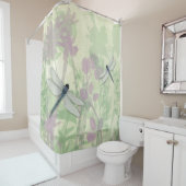 Blue Dragonflies Douche rideau (En situation)