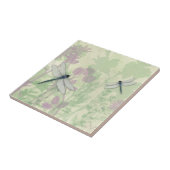 Blue Dragonflies Tile Tegeltje (Zijkant)