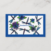Blue Dragonflies Visitekaartjes (Achterkant)