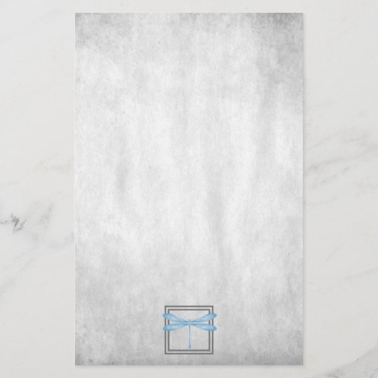 Blue Dragonfly - Aangepaste artikelen Briefpapier (Achterkant)