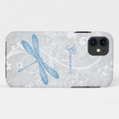 Blue Dragonfly - Aangepaste Hoesje-Mate iPhone-dra Case-Mate iPhone Case (Achterkant (horizontaal))