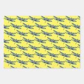 Blue Dragonfly Art inpakpapier (Voorkant 2)