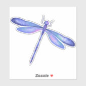 Blue Dragonfly Custom - Cut Vinyl Sticker (Vel)