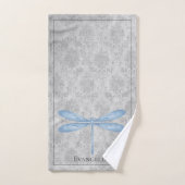 Blue Dragonfly Damask Bad Handdoek (Handdoek)