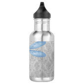 Blue Dragonfly Damask Waterfles (Rechts)