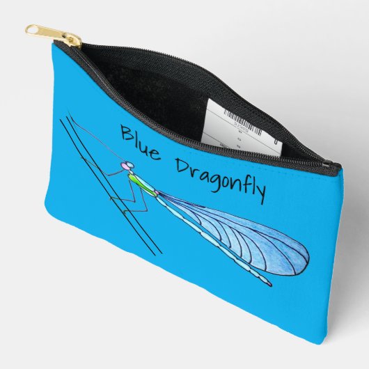 Blue Dragonfly  Etui (Open)