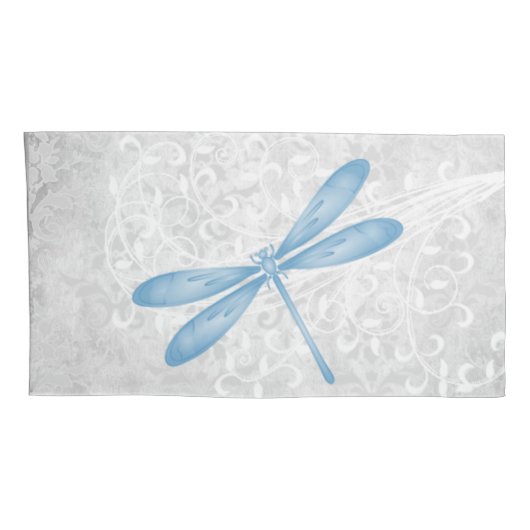 Blue Dragonfly Hoesje Kussensloop (Achterkant-Rechts)