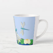 Blue Dragonfly Latte Mok (Rechts)
