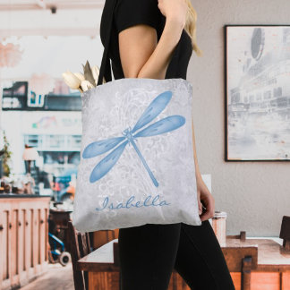 Blue Dragonfly persoonlijke Canvas tas
