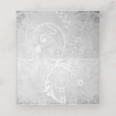 Blue Dragonfly Reception Place Card (Binnenkant ongevouwen)