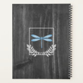 Blue Dragonfly Rustic Planner (Achterkant)