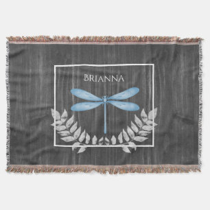 Blue Dragonfly Rustic, speciaal ontworpen schroefd Deken