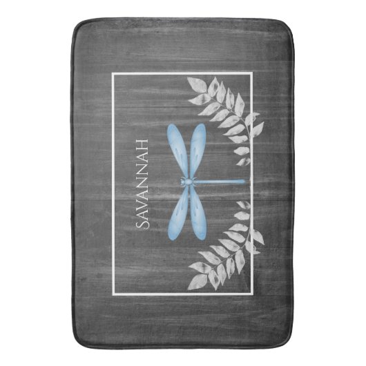 Blue Dragonfly Rustic Specialized Bath Mat (Voorkant Verticaal)
