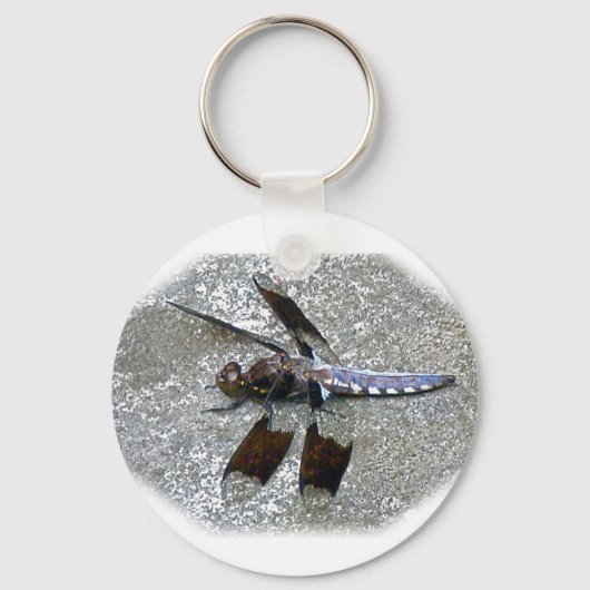 Blue Dragonfly Sleutelhanger (Voorkant)