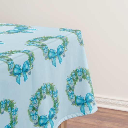 Blue Dragons Chinoiserie Ginger Jar Jars Tafelkleed (Voorbeeld)