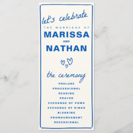 Blue Drawn Together huwelijksprogramma Programma