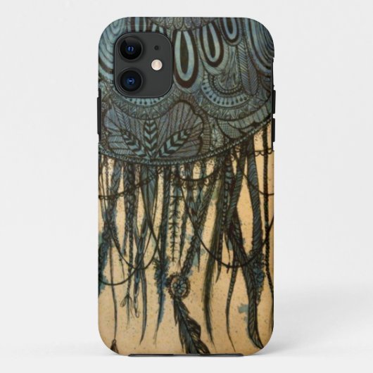 Blue Dreamcatcher iPhone 5 coque (Dos)