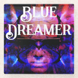 Blue Dreamer Glazen Onderzetter