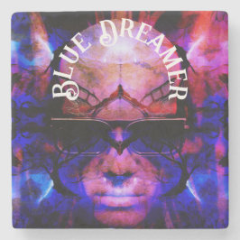 Blue Dreamer Stenen Onderzetter