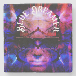 Blue Dreamer Stenen Onderzetter
