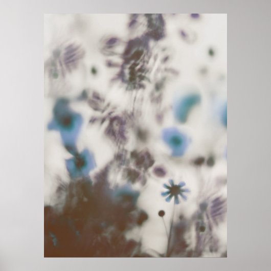 Blue Dreamweaver Soft Wildbloemen Poster (Voorkant)