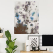 Blue Dreamweaver Soft Wildbloemen Poster (Thuiskantoor)