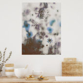 Blue Dreamweaver Soft Wildbloemen Poster (Keuken)