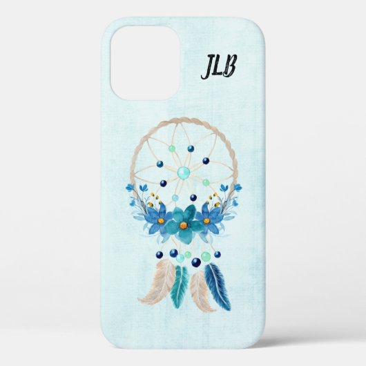 Blue Dreamweaver Stylish Boho Design Case-Mate iPhone Case (Achterkant)