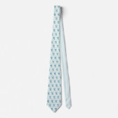Blue Dreamweaver Stylish Boho Design Stropdas (Voorkant)