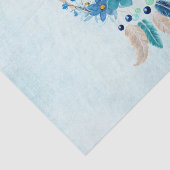 Blue Dreamweaver Stylish Boho Design Tissuepapier (Detail)