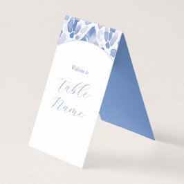 Blue Dreamy Table Markers Kaart
