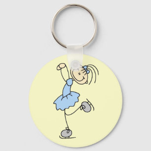 Blue Dress Figuur Skater t-shirts en cadeautjes Sleutelhanger