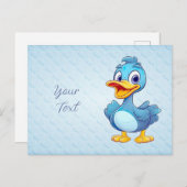 Blue Duck Briefkaart (Voorkant / Achterkant)