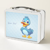 Blue Duck Metal Lunch Box (Achterkant)