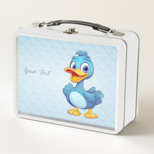 Blue Duck Metal Lunch Box (Voorkant)