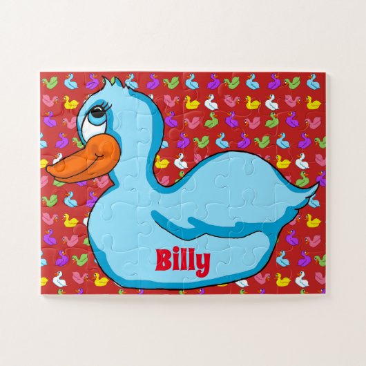 Blue Duck Puzzle Legpuzzel (Horizontaal)