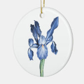Blue Dutch Iris - Keramisch Ornament (Links)
