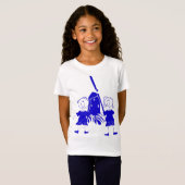 Blue Dutch Stick Kinder T-shirt (Voorkant volledig)