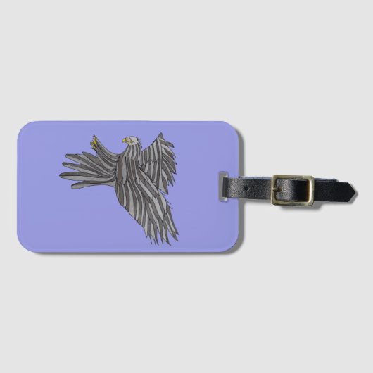 Blue Eagle Bagagelabel (Voorkant (horizontaal))