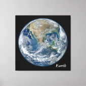 Blue Earth -  Canvas Afdruk (Voorkant)