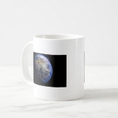 Blue Earth van Space Inspirerend Koffiemok (Voorkant links)