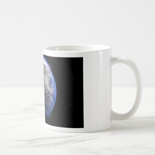 Blue Earth van Space Inspirerend Koffiemok (Rechts)