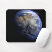 Blue Earth van Space Inspirerend Muismat (Met muis)