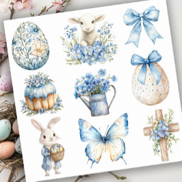 Blue Easter Set 1 Sticker