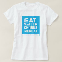 Blue Eat Sleep Chorus Herhalingsblok