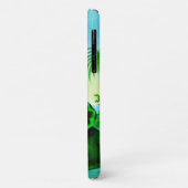 Blue Egyptian Water Lily / Lotus Illustration Case-Mate iPhone Case (Achterkant/links)