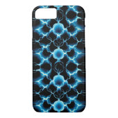 Blue Electric Synapse Repair Pattern Case-Mate iPhone Case (Achterkant)