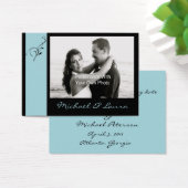 Blue Elegance Mini Enregistrer La Carte Date (Bureau)