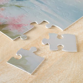 Blue Elegance: oude auto in Waterverf Legpuzzel (Zijkant)